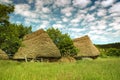 Old farmer's wooden house in Transylvania Royalty Free Stock Photo