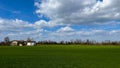 Old farmhouse in the countryside in springtime. Tuscany, Italy Royalty Free Stock Photo