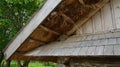 Old Farmhouse in the Russia with thatched roof Royalty Free Stock Photo