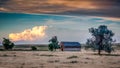 Old Farmhouse with Thunderstorm