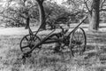 Old Farming Equipment 2 - Black and White