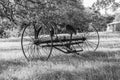 Old Farming Equipment 1 - Black and White