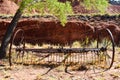 Old rusted farming machines Royalty Free Stock Photo