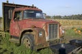 Old farming truck at farm