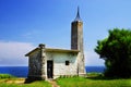 Old faro on cantabrian coast