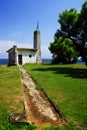 Old faro on cantabrian coast