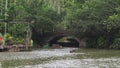 Old fashinoed river bridge