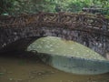 Old fashinoed river bridge