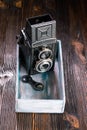 Old Fashion antique camera Royalty Free Stock Photo