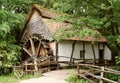 Old-fashion watermill Royalty Free Stock Photo