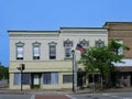 Old fashioned American small town main street Royalty Free Stock Photo