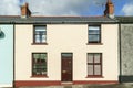 Old terraced town houses in Pembrokeshire Wales Royalty Free Stock Photo