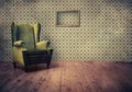 Old fashioned armchair Royalty Free Stock Photo