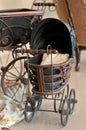 Old fashioned baby carriage Royalty Free Stock Photo