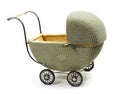 Old fashioned baby carriage Royalty Free Stock Photo