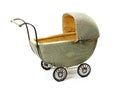 Old fashioned baby carriage Royalty Free Stock Photo
