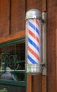 An Old Fashioned Barbershop Pole