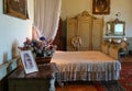 Old fashioned bedroom of a countess