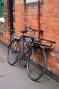 Old fashioned bicycle at Rothley Station