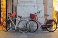 Bicycles - Ferrara Royalty Free Stock Photo