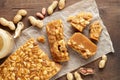 Old Fashioned Buttermilk Penuche Fudge candy with peanuts