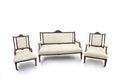Old fashioned chair and sofa Royalty Free Stock Photo