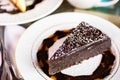 Old Fashioned Chocolated cake Royalty Free Stock Photo