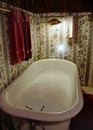 Old Fashioned Claw Tub Bubble Bath Royalty Free Stock Photo