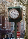 Old Fashioned Clock in Fairhaven district