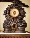 Old Fashioned Clock - Vesterheim Museum Royalty Free Stock Photo