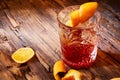 Old fashioned cocktail