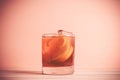 Old fashioned cocktail Royalty Free Stock Photo