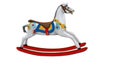 Old Fashioned Colorful Rocking Horse