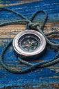 Old-fashioned compass Royalty Free Stock Photo