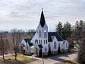Old fashioned country church Royalty Free Stock Photo