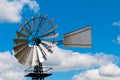 Old fashioned country windmill