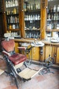 Old fashioned dentist chair