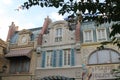Old fashioned French facade at Epcot Disney