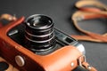 Old fashioned film camera Royalty Free Stock Photo