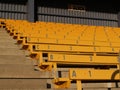 Old-fashioned grandstand seating or bleachers