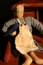 Old fashioned hand-stiched doll