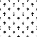 Old fashioned helium balloon pattern vector