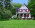 Old fashioned house with a large porch