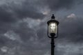 Old Fashioned Illuminated Lamp Post