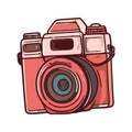 old-fashioned image with antique camera Royalty Free Stock Photo