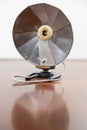 Old fashioned japanese bulb flash satellite dish-like reflector Royalty Free Stock Photo