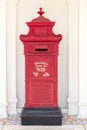 Old fashioned letter box in Phuket town, thailand Royalty Free Stock Photo