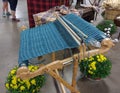 Old Fashioned Loom on Display at a Popular County Fair, Pennsylvania, USA