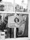 Old fashioned railway memorabilia at Gloucester and Warwickshire Railway