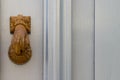 Old-fashioned metal door knob Royalty Free Stock Photo